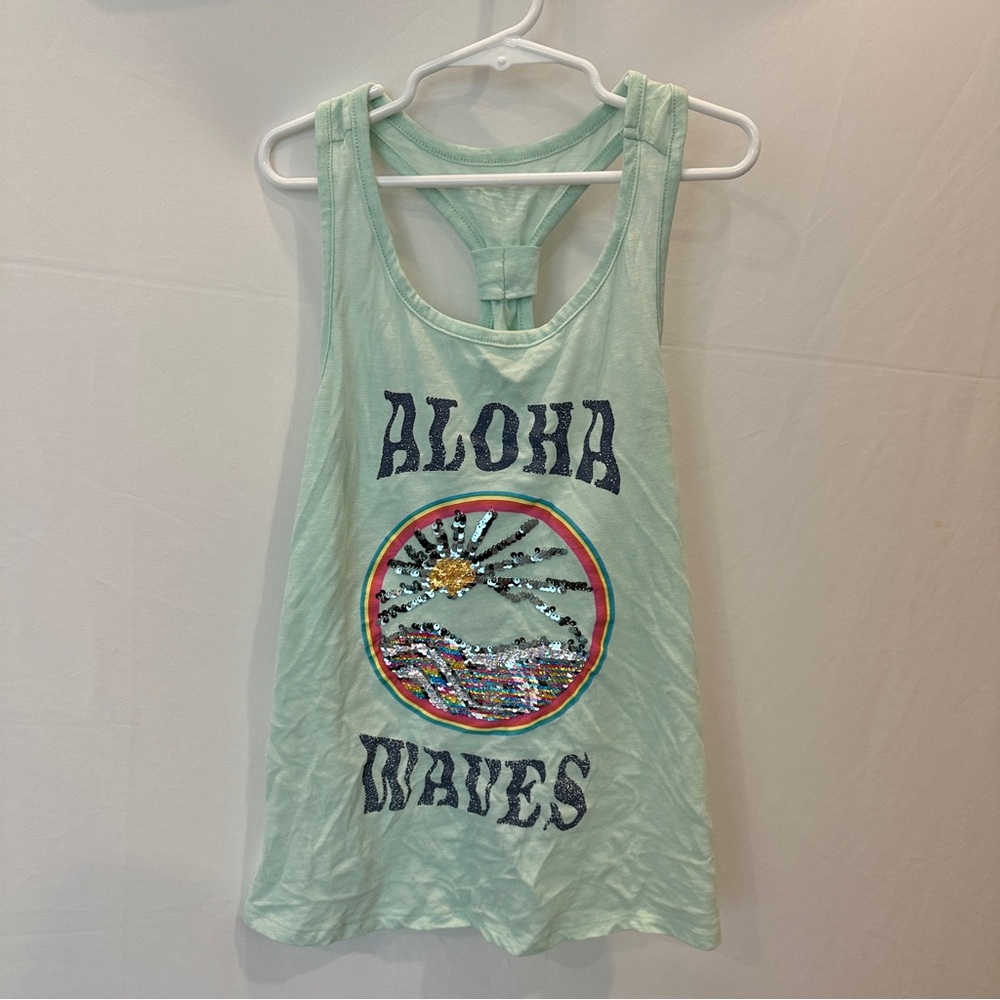 Crop Sequin Tank Top